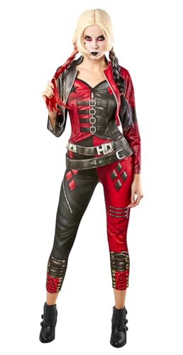 Rubie's DC Comics Suicide Squad 2 Harley Quinn-Kostüm für Damen (Hauptlook), wie abgebildet, Größe S von Rubie's