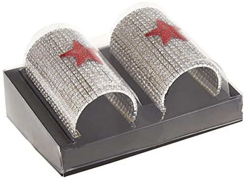 Rubie's DC Comics Wonder Woman Strass-Manschetten Kostüm-Accessoire, wie abgebildet, Einheitsgröße 33997 Rubie's DC Comics Wonder Woman Strass-Manschetten Kostüm-Accessoire, wie abgebildet, Einheitsgröße 33997 von Rubie's