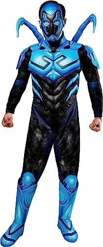 Rubie's DC Deluxe Blue Beetle Costume Jumpsuit and Mask As Shown, Large, As Shown, Large Rubie's DC Deluxe Blue Beetle Costume Jumpsuit and Mask As Shown, Large, As Shown, Large von Rubie's