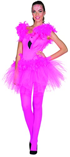 Rubie's 13303-40 Kleid Flamingo Damen kurz Größe: 40, Multi-Colored von Rubie's
