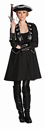 Rubie's Damen Kostüm Piratenmantel Piratin Karneval Fasching Gr.44/46 von Rubie's