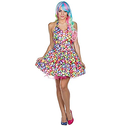 PartyXPeople 13300-38 Rubie's Kleid Candy Schokolinsen Größe: 38, bunt von PartyXPeople