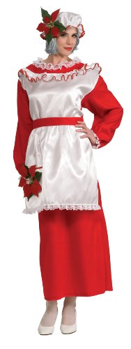 Rubie's Damen Mrs. Weihnachtsstern Claus Dress, Rot/Weiß, Large, Mehrfarbig, L von Rubie's