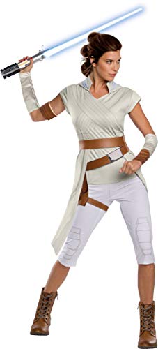 Rubies Damen Star Wars The Rise of Skywalker Rey Kostüm, Mehrfarbig, L von Rubies