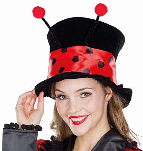 Rubie's Damen Zylinder Hut Marienkäfer OneSize Käfer Kostüm-Zubehör Karneval Rubie's Damen Zylinder Hut Marienkäfer OneSize Käfer Kostüm-Zubehör Karneval von Rubie's