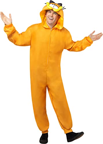 Rubie's Einteiliges Garfield-Overall-Kostüm für Erwachsene, mit Kapuze, wie abgebildet, wie abgebildet, S-M Rubie's Einteiliges Garfield-Overall-Kostüm für Erwachsene, mit Kapuze, wie abgebildet, wie abgebildet, S-M von Rubie's