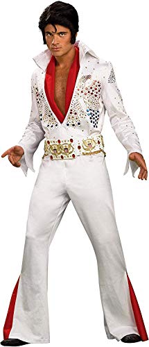 Rubie's Elvis Presley Deluxe Grand Heritage Kostüm für Herren, weiß, Größe S Rubie's Elvis Presley Deluxe Grand Heritage Kostüm für Herren, weiß, Größe S von Rubie's