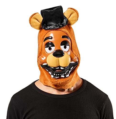 Rubie's Freddy's Plüsch-Kostümmaske für Erwachsene, wie abgebildet, Einheitsgröße von Rubie's