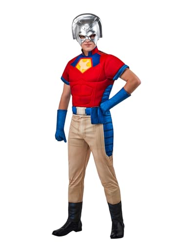 Rubie's 703026XL DC Comics The Peacemaker Costume Adult Fancy Dress, Men, Multicolor, XL von Rubie's