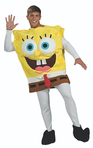 Rubies Herren Erwachsene Schwamm Out of Water Kostüm Spongebob, Deluxe, Standard von Rubies