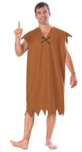 Rubie's Herren The Flintstone Barney Rubble Kostüm, Braun, Standard Rubie's Herren The Flintstone Barney Rubble Kostüm, Braun, Standard von Rubie's