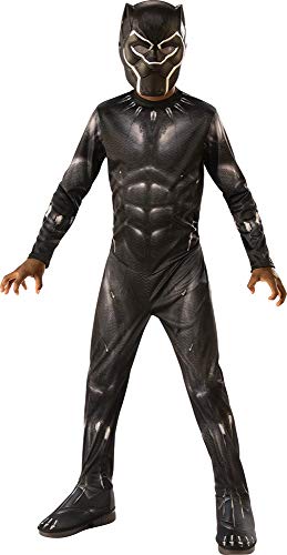 Rubie's I-700657S Klassisches, offizielles Kinderkostüm, Black Panther, Avengers 4: Endgame, Größe S, 3–4 Jahre von Rubies Costume Co
