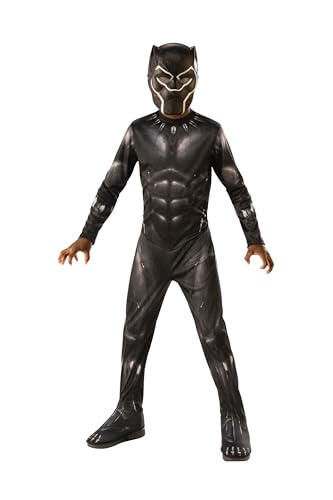 Rubie's I-700657XL Klassisches, offizielles Kinderkostüm, Black Panther, Avengers 4: Endgame, Größe XL, 9–10 Jahre von Rubies Costume Co. Inc