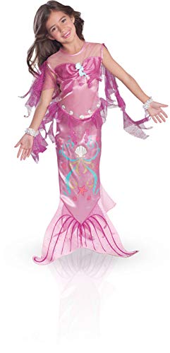Rubie's I-882720L Kostüm Meerjungfrau Rosa Größe L 7-8 Jahre von Rubies Costume Co