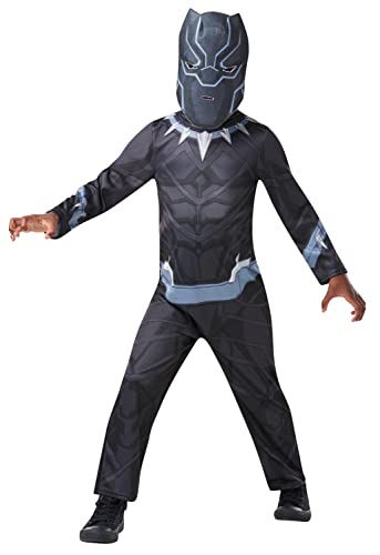 Rubie's Kostüm Black Panther, Marvels Avengers, Kinderverkleidung, Größe M, 116 cm, 5-6 Jahre Halloween Rubie's Kostüm Black Panther, Marvels Avengers, Kinderverkleidung, Größe M, 116 cm, 5-6 Jahre Halloween von Rubie's