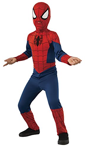 Rubies Spider-Man-Kostüm, offizielles Spider-Man-Kostüm (Kinder) – Größe 5-6 Jahre Rubies Spider-Man-Kostüm, offizielles Spider-Man-Kostüm (Kinder) – Größe 5-6 Jahre von Rubie’s