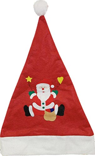 Rubies Rubie's Kostüm, offiziell, Weihnachtsmütze, mit Motiv Weihnachtsmann – 156062 von Rubies