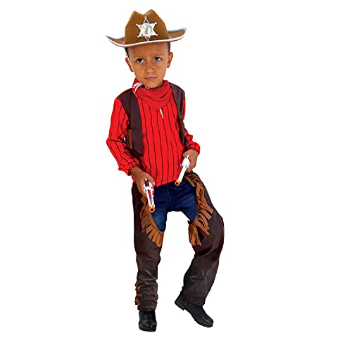 Rubies – Kostüm für Einsteiger, Cowboy, 3 – 4 Jahre, Braun von RUBIE'S