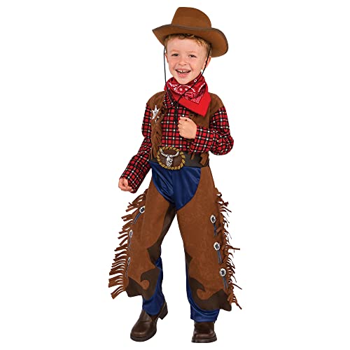 Rubies, Luxus-Kostüm, Cowboy-Kostüm, mit Halstuch, Größe 7 – 8 Jahre von Rubies Costume Co