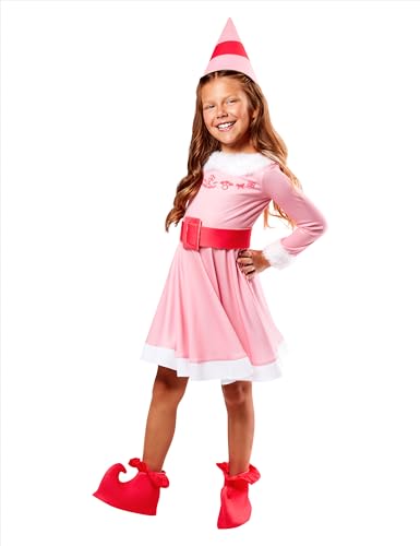 Rubie's Mädchen Elf Movie Jovie Kostüm Kleid und Hut, Größe S Rubie's Mädchen Elf Movie Jovie Kostüm Kleid und Hut, Größe S von Rubie's