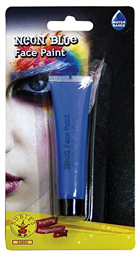 Rubies 's – Makeup Neon für Gesicht, Einheitsgröße, Blau (33663) von Rubies