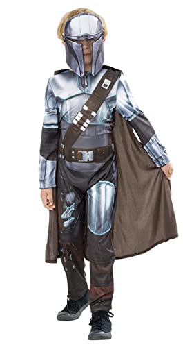 Rubie's Mandalorian Kostüm für Kinder, Green Collection, nachhaltiges Kostüm, bedruckter Jumpsuit, Umhang und Maske, offizielles Marvel für Karneval, Halloween, Weihnachten und Geburtstag Rubie's Mandalorian Kostüm für Kinder, Green Collection, nachhaltiges Kostüm, bedruckter Jumpsuit, Umhang und Maske, offizielles Marvel für Karneval, Halloween, Weihnachten und Geburtstag von Rubie's