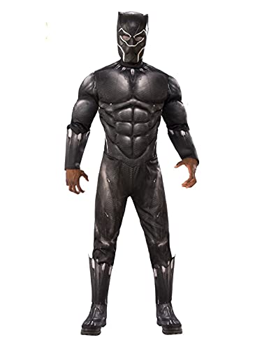 Rubie's Marvel Offizielles Luxuskostüm Black Panther, Avengers, für Herren, Erwachsene, Standardgröße/Größe M Halloween Rubie's Marvel Offizielles Luxuskostüm Black Panther, Avengers, für Herren, Erwachsene, Standardgröße/Größe M Halloween von Rubie's