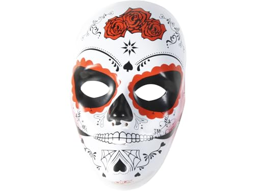 Rubie´s' - Mascara Totenkopf Katrina mit Rose Día de los Muertos s3186, One Size von Rubie´s