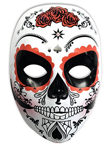 Rubie´s' - Mascara Totenkopf Katrina mit Rose Día de los Muertos s3186, One Size von Rubie´s