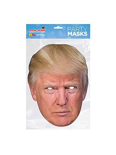 Rubies DTRUM02 - Maske von Donald Trump. Donald Trump Talla única Mehrfarbig von Rubie's