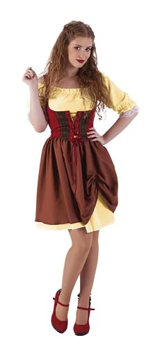 Rubies - Mittelalter Gegenwart Kostüm für Erwachsene Damen, Größe M-L von Rubies