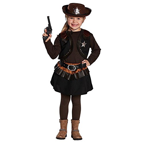Rubie's Kinder Kostüm Cowgirl Cowboy Mädchen Karneval Fasching Gr.116 von Rubie's
