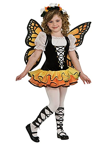 Rubie's Official, 883665S, Monarchfalter-Kostüm, Mädchen, Einheitsgröße. Halloween von Rubie's