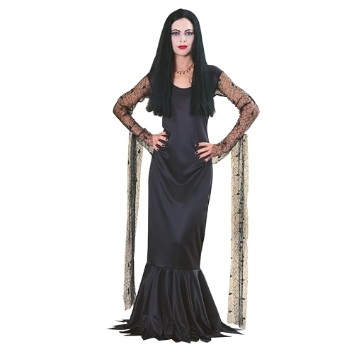 Rubie's Official 082686155267 Morticia-Kostüm für Erwachsene, Größe L Halloween von Rubie's