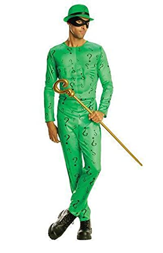 Rubie‘s Official 887104STD Batman The Riddler Schurken-Kostüm, Erwachsene, Größe Standard Halloween Rubie‘s Official 887104STD Batman The Riddler Schurken-Kostüm, Erwachsene, Größe Standard Halloween von Rubie's