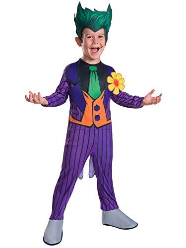 Rubie's Official DC The Joker Schurke, Kinderkostüm, Kindergröße Medium, Alter 5-7 Jahre Halloween Rubie's Official DC The Joker Schurke, Kinderkostüm, Kindergröße Medium, Alter 5-7 Jahre Halloween von Rubie's
