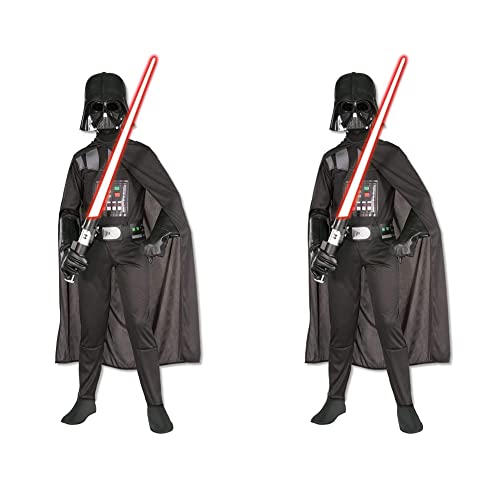 Rubie's Official Disney Star Wars klassisches Darth Vader-Kostüm, Größe 116 cm & Official Disney Star Wars klassisches Darth Vader-Kostüm, Kindergröße S, Alter 7-8 Jahre, Größe 128 cm Rubie's Official Disney Star Wars klassisches Darth Vader-Kostüm, Größe 116 cm & Official Disney Star Wars klassisches Darth Vader-Kostüm, Kindergröße S, Alter 7-8 Jahre, Größe 128 cm von Rubie's