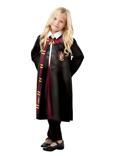 Rubie's Official Harry Potter Bedruckte Gryffindor Robe, Kostüm, Kindergröße Small, Alter 3-4 Jahre von Rubie's
