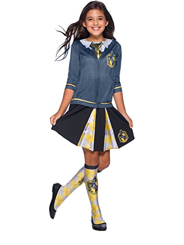 Rubie's Official Harry Potter Hufflepuff Kostümrock, Kindereinheitsgröße, Alter ca. 6-12 Jahre von Rubie's