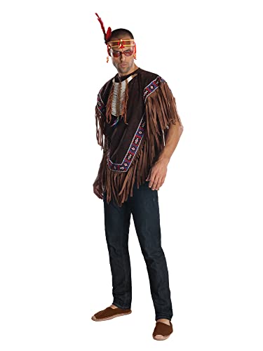 Rubie's Official Indianer-Herrenkostüm, für Erwachsene, Größe XL Halloween von Rubie's