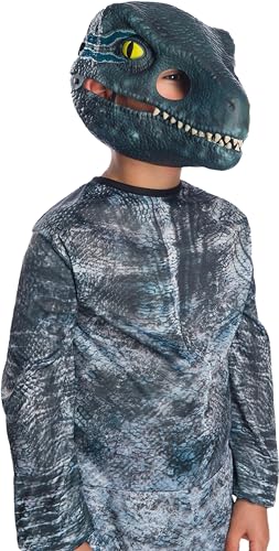 Rubie's Official Jurassic World: Gefallenes Königreich Velociraptor 'Blue' Dinosaurier-Maske mit beweglichem Kiefer, Kinder-Einheitsgröße Halloween Rubie's Official Jurassic World: Gefallenes Königreich Velociraptor 'Blue' Dinosaurier-Maske mit beweglichem Kiefer, Kinder-Einheitsgröße Halloween von Rubie's