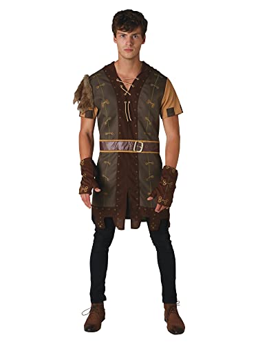 Rubie's Official Robin-Hood-Herrenkostüm, mittelalterlicher Held, Welttag des Buches, Erwachsenenkostüm, Herrengröße XL Halloween von Rubie's