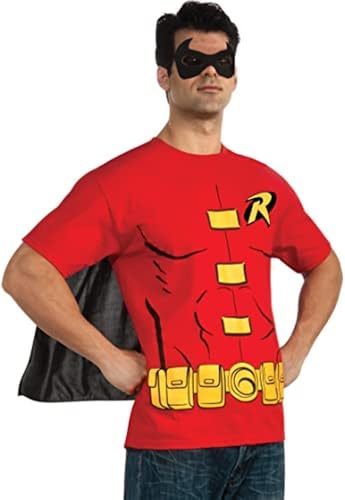 Rubie's Official Robin-T-Shirt, Erwachsenenkostüm, Größe XL Halloween Rubie's Official Robin-T-Shirt, Erwachsenenkostüm, Größe XL Halloween von Rubie's