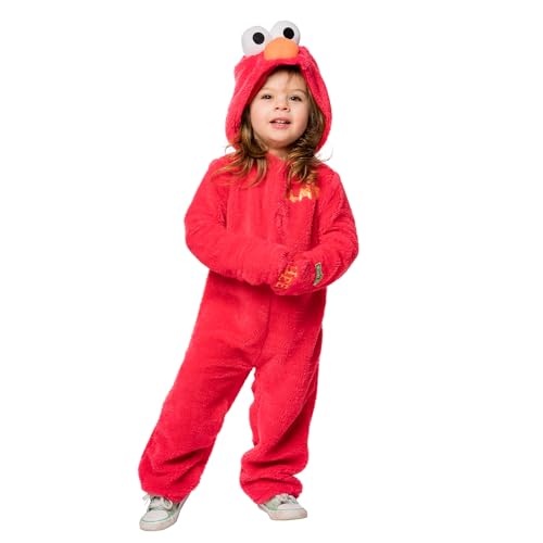 Rubie's Official Sesamstraße Elmo-Kostüm für Kleinkinder, Kinder-Kostüm, Größe S, 3-4 Jahre von Rubie's