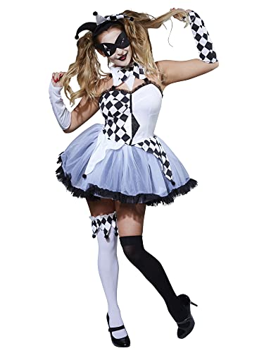 Rubie's Official Spaßmacherin-Kostüm, für Damen, Halloween, Zirkus, Größe S von Rubie's