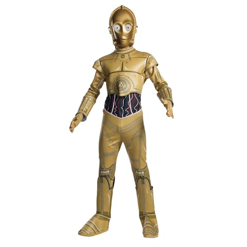 Rubie's Official Star Wars Kinderkostüm C-3PO, Größe L, 8-10 Jahre, Größe 147 cm Halloween von Rubie's