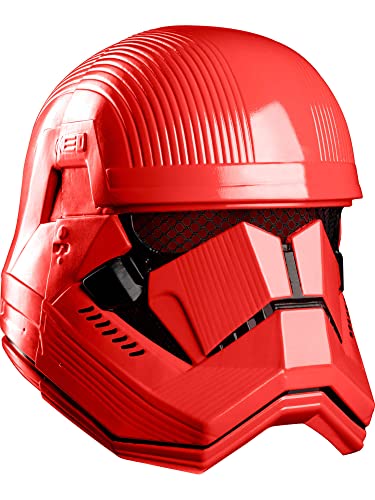 Rubie's Offizielle Disney Star Wars Ep 9, Red Stormtrooper-Maske, 2-teilig, Einheitsgröße für Erwachsene Halloween von Rubie's