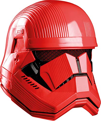 Rubie's Offizielle Disney Star Wars Ep 9, Red Stormtrooper-Maske, 2-teilig, Einheitsgröße für Erwachsene von Rubie's