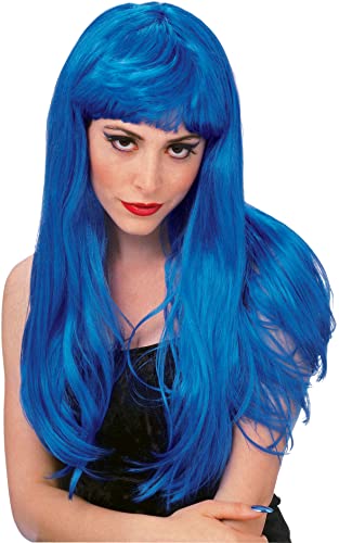 Rubie's Offizielle Glamour-Perücke, Erwachsenenkostüm, Blau, Einheitsgröße Rubie's Offizielle Glamour-Perücke, Erwachsenenkostüm, Blau, Einheitsgröße von Rubie's