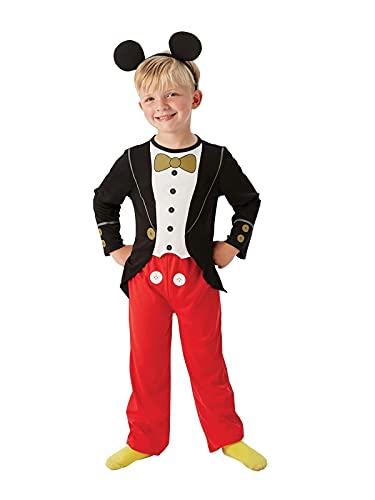 Rubie´s Offizielle Mickey Mouse Tuxedo Jungen Fancy Kleid Kinder Kids Disney Kostüm Outfit + Ohren, Größe S von Rubie´s